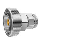 j01122a0018 Telegartner Straight 50Ω Coaxial Adapter 7/16 Socket to 2.2-5 Plug 0 → 6GHz