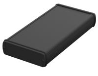 84106200hmt1-abph-1000-0200 Bopla Alubos (Set) Series Black Aluminium General Purpose Enclosure, IP65, Black Lid, 106 x 32 x 200mm