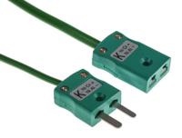 768-6581 RS PRO Type K Thermocouple Cable/Wire Extension Lead, 2m, Unscreened, PVC Insulation, +105°C Max, 7/0.2mm