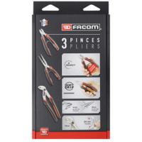 cpea5pb Facom CPE.A5PB 3-Piece Plier Set, Straight Tip