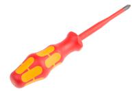 05006456001 Wera Phillips Insulated Screwdriver, PH2 Tip, 100 mm Blade, VDE/1000V, 205 mm Overall