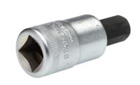 03050012 STAHLWILLE 1/2 in Drive Bit Socket, Hex Bit, 12mm, 60 mm Overall Length