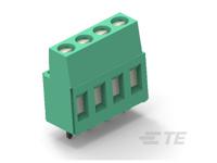 282857-3 TE Connectivity PCB Terminal Block, 3-Contact, 5.08mm Pitch, Board Mount, 1-Row