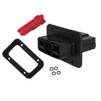 sbsx75a-pmplug-kit-red Anderson Power Products Kit, 2 Way, Plug, SBSX, Panel Mount