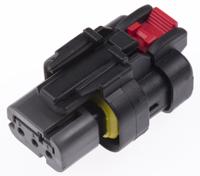 776429-2 TE Connectivity, AMPSEAL 16 Automotive Connector Plug Grey 3 Way