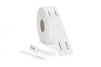 556-80588-tagpu18x124-loop-pur-wh HellermannTyton TAGPU Tag Cable Marker, White, for Cable Bundle, 556-80588 TAGPU18X124-LOOP-PUR-WH