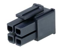 170001-0104 Molex, Mega-Fit Female Connector Housing, 5.7mm Pitch, 4 Way, 2 Row