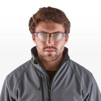 rly00390 Riley STREAM EVO ECO Anti-Mist UV Safety Glasses, LED Polycarbonate Lens, Vented