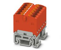 3002931 Phoenix Contact Distribution Block, 12 Way, 2.5mm², 17.5A, 500 V, Red