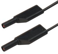 934168100 Hirschmann Test & Measurement, 16A, 1000V ac/dc, Black, 500mm Lead Length