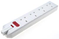 296-3565 RS PRO 4 Socket Type G - British Trailing Socket, 240 V