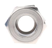8sc8-316 Parker Stainless Steel Pipe Fitting, Straight Union 1/2in