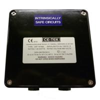 cep161690pai CE-TEK CEP Series Black Polyester Junction Box, IP66, 15 Terminals, ATEX, 160 x 160 x 90mm