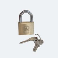195-8243 RS PRO Key Brass, Stainless Steel Padlock, Keyed Alike, 6mm Shackle, 40mm Body