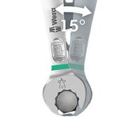05020231001 Wera Joker 6003 Series 11-Piece Ring Spanner Set, 10 → 19 mm, Chrome Molybdenum Steel
