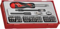 ttmd74 Teng Tools Bits driver set 74 Pieces, Hexagon, Phillips, Slotted, Torx