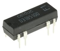d31b5100 Celduc PCB Mount Reed Relay, 12V dc Coil, SP-NC, 100V dc Max, 1000Ω