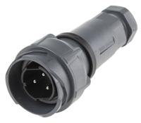 pxp701103pst1315 Bulgin Circular Connector, 3 Contacts, Cable, Standard Connector, Plug, Male, IP66, IP68, IP69K, Buccaneer 7000 Series