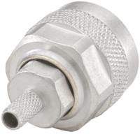 53s107-106n5 Rosenberger, Plug Cable Mount N Connector, 50Ω, Crimp Termination, Straight Body