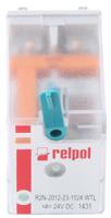 r2n-2012-23-1024-wtl Relpol Plug In Power Relay, 24V dc Coil, 12A Switching Current, DPDT