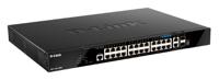 dgs-1520-28mpe D-Link 28-Port Layer 3 Stackable Smart Managed Max PoE Switch with 10G Uplinks, Smart 28 Port Managed Switch With PoE EU