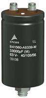 b41580a8229m600 EPCOS 22000μF Aluminium Electrolytic Capacitor 63V dc, Screw Terminal - B41580A8229M600