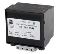 797-5948 RS PRO 72VA DIN Rail Transformer, 115V ac Primary, 24V ac Secondary