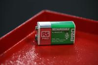 199-646 RS PRO 200mAh NiMH 9V Rechargeable Battery