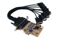 ex-44088 Exsys 8 Port PCIe RS232 Serial Card