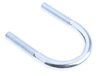 829-946 M10 45mm Bright Zinc Plated Steel Round U-Bolt