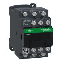 lc1d186bl Schneider Electric LC1D Series Contactor, 24 V dc Coil, 3-Pole, 18 A, 15 kW, 3NO, 300 V dc, 690 V ac
