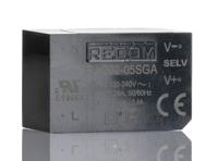 rac02-05sga Recom Switching Power Supply, RAC02-05SGA, 5V dc, 400mA, 2W, 1 Output, 100 → 240V ac Input Voltage