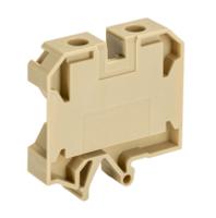 0271060000 Weidmuller  SAK 16 Series Beige, Yellow, 16mm², Single-Level, Feed Through Termination