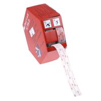 3m-sj356d-254mm-x-5m 3M Transparent Hook & Loop Tape, 25mm x 5m