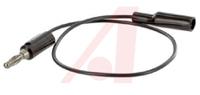 bu-2031-a-12-0 Mueller Electric Crocodile Clip Lead, 10A, 300V, Black, 300mm Lead Length