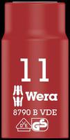 05004958001 Wera 3/8 in Drive 14mm Insulated Standard Socket, 6 point, VDE/1000V, 46 mm Overall Length
