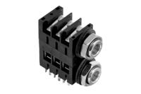 acjm-mhd Amphenol Industrial Jack Connector 1/4 in PCB Phone Jack Socket 10A