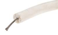 391897-wh005 Alpha Wire Hook-up Wire Silicone Series White 0.75 mm² Hook Up Wire, 18 AWG, 16/0.25 mm, 30m, Silicone Rubber
