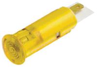 skgd06104 Signal Construct Yellow Panel Mount Indicator, 24 → 28V, 6mm Mounting Hole Size, Solder Tab Termination