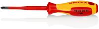 98-24-02-sl Knipex Phillips Insulated Screwdriver, PH2 Tip, 100 mm Blade, VDE/1000V, 212 mm Overall