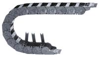 2600051000 Igus 2600, e-chain Black Cable Chain - Flexible Slot, W66 mm x D50mm, L1m, 100 mm Min. Bend Radius, Igumid G
