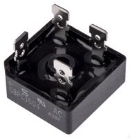 gbpc1504-t0 Taiwan Semiconductor Bridge Rectifier, 15A, 400V, 4-Pin