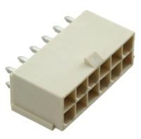 874271242 Molex Mini-Fit Jr Series Vertical Through Hole PCB Header, 12 Contact(s), 4.2 mm Pitch, 2 Row, Shrouded