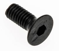 281-423 RS PRO Black, Self-Colour Steel Hex Socket Countersunk Screw, DIN 7991, M4 x 10mm