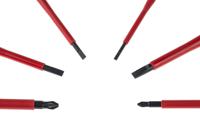 25477 Wiha 320N ZK6 SO Pozidriv; Slotted Insulated Screwdriver Set, 6-Piece