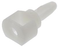 srlcbs-6-01 SRLCBS 6 01, 9.5mm High Nylon Snap Rivet Support for 4mm PCB Hole, 10.2mm Base