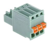 1881338 Phoenix Contact, 2.5mm Pitch, FC-MC 0.5/3-ST-2.5, 3 Way, , Pluggable Terminal Block, Plug, Cable Mount, Spring Cage