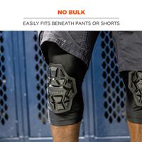 18551 Ergodyne Black Anti Slip Foam Slide On Knee Pad Resistant to Slip