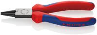 22-02-160 Knipex Round Nose Pliers, 160 mm Overall, Pointed, Straight Tip, 30mm Jaw