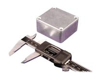 1550q Hammond 1550 Series Natural Die Cast Aluminium Enclosure, IP54, Natural Lid, 60 x 55 x 26mm